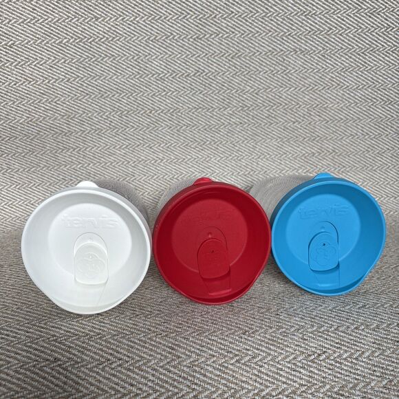 Tervis Tumbler 24oz Clear Cup Lot Of 3 USA Bangles Sandals - Picture 2 of 3